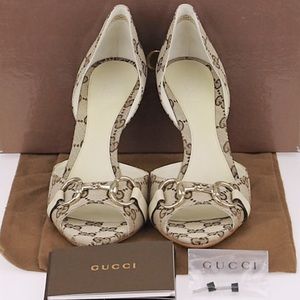 GUCCI Guiccissima D’Orsay Pump